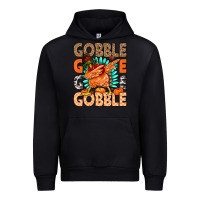Black Gobble Gobble Gobble Urban Hoodie - MaliasSmallBusiness