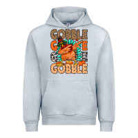 Heather Grey Gobble Gobble Gobble Urban Hoodie - MaliasSmallBusiness