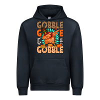 Navy Gobble Gobble Gobble Urban Hoodie - MaliasSmallBusiness