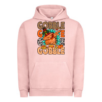 Pigment Salmon Gobble Gobble Gobble Urban Hoodie - MaliasSmallBusiness