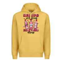 Antique Gold dear cupid just bring something strong Premium Hoodie - MaliasSmallBusiness