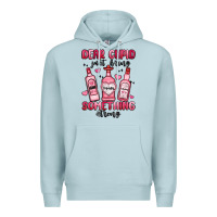 Blue Mist dear cupid just bring something strong Premium Hoodie - MaliasSmallBusiness