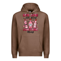 Chestnut dear cupid just bring something strong Premium Hoodie - MaliasSmallBusiness