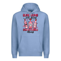 Colony Blue dear cupid just bring something strong Premium Hoodie - MaliasSmallBusiness