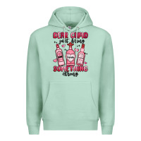 Seafoam dear cupid just bring something strong Premium Hoodie - MaliasSmallBusiness