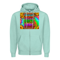 Seafoam kindness peace inclusion hope equality love diversity Zipper Hoodie - HRA Design Shop