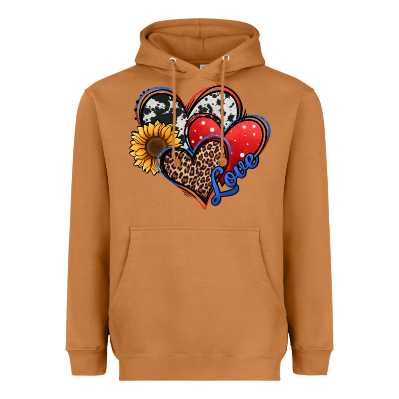 4th Of July American Hearts Heavyweight Hoodie by Jasminsmagicworld | Teevron