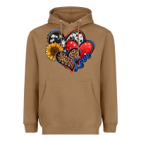 Toasted Coconut 4th of july american hearts Heavyweight Hoodie - Jasminsmagicworld