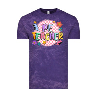 Cloud Purple pe teacher Vintage Tee - MaliasSmallBusiness