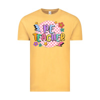 Vintage Mustard pe teacher Vintage Tee - MaliasSmallBusiness