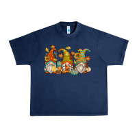 Navy fall gnomes Urban Heavy Tee - Zillion Design Studio