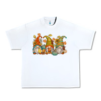 White fall gnomes Urban Heavy Tee - Zillion Design Studio