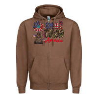 Chestnut small town america Zipper Hoodie - CowhideDigitalArt
