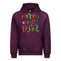 Mauve Wine merry and bright Urban Hoodie - MaliasSmallBusiness