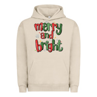 Pigment French Oak merry and bright Urban Hoodie - MaliasSmallBusiness