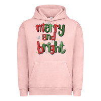 Pigment Salmon merry and bright Urban Hoodie - MaliasSmallBusiness