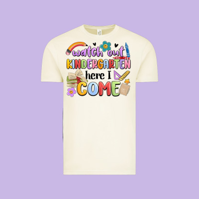 Vintage Tee watch out kindergarten here i come