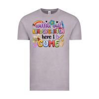 Vintage Zinc watch out kindergarten here i come Vintage Tee - MaliasSmallBusiness