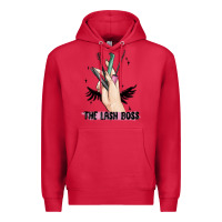 Cardinal the lash boss Premium Hoodie - MaliasSmallBusiness