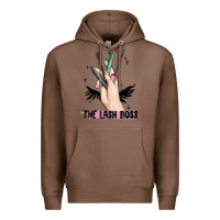Chestnut the lash boss Premium Hoodie - MaliasSmallBusiness