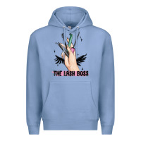 Colony Blue the lash boss Premium Hoodie - MaliasSmallBusiness