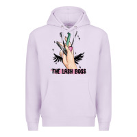 Lilac the lash boss Premium Hoodie - MaliasSmallBusiness