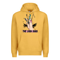 Mustard the lash boss Premium Hoodie - MaliasSmallBusiness