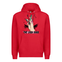 Red the lash boss Premium Hoodie - MaliasSmallBusiness