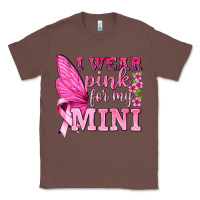 Chestnut I Wear Pink For My Mini with Butterfly Classic Tee - texasbilliewilder