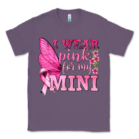 Lavender I Wear Pink For My Mini with Butterfly Classic Tee - texasbilliewilder