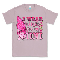 Lilac I Wear Pink For My Mini with Butterfly Classic Tee - texasbilliewilder