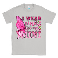 Moon Dust I Wear Pink For My Mini with Butterfly Classic Tee - texasbilliewilder