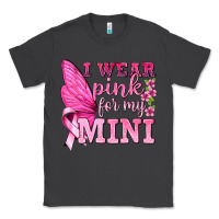 Smoke I Wear Pink For My Mini with Butterfly Classic Tee - texasbilliewilder