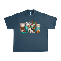 Midnight Navy beagle dog coffee cups Urban Heavy Tee - texasbilliewilder