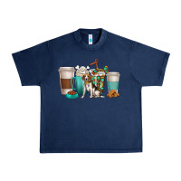 Navy beagle dog coffee cups Urban Heavy Tee - texasbilliewilder
