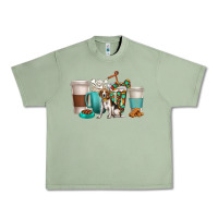 Oil Green beagle dog coffee cups Urban Heavy Tee - texasbilliewilder