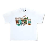 White beagle dog coffee cups Urban Heavy Tee - texasbilliewilder