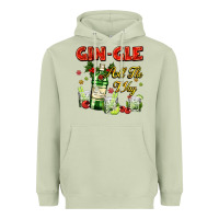 Matcha gin`gle all the way with bottle and cocktails Heavyweight Hoodie - AdoDesignShop