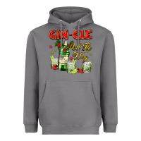 Storm gin`gle all the way with bottle and cocktails Heavyweight Hoodie - AdoDesignShop
