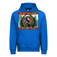 Cobalt Merry Christmas skeleton Urban Hoodie - NancyCooperArtShop