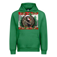 Emerald Merry Christmas skeleton Urban Hoodie - NancyCooperArtShop