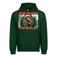 Forest Green Merry Christmas skeleton Urban Hoodie - NancyCooperArtShop