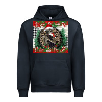 Navy Merry Christmas skeleton Urban Hoodie - NancyCooperArtShop