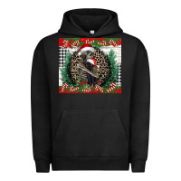 Pigment Black Merry Christmas skeleton Urban Hoodie - NancyCooperArtShop