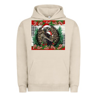 Pigment French Oak Merry Christmas skeleton Urban Hoodie - NancyCooperArtShop