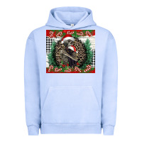 Pigment Grape Ice Merry Christmas skeleton Urban Hoodie - NancyCooperArtShop