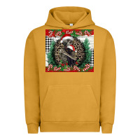Pigment Peanut Butter Merry Christmas skeleton Urban Hoodie - NancyCooperArtShop