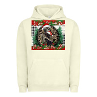 Pigment Pistachio Merry Christmas skeleton Urban Hoodie - NancyCooperArtShop