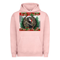 Pigment Salmon Merry Christmas skeleton Urban Hoodie - NancyCooperArtShop