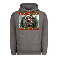 Pigment Tornado Merry Christmas skeleton Urban Hoodie - NancyCooperArtShop